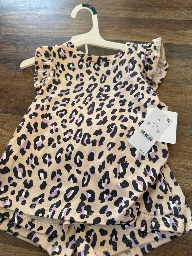 Leopard Print Top for Kids