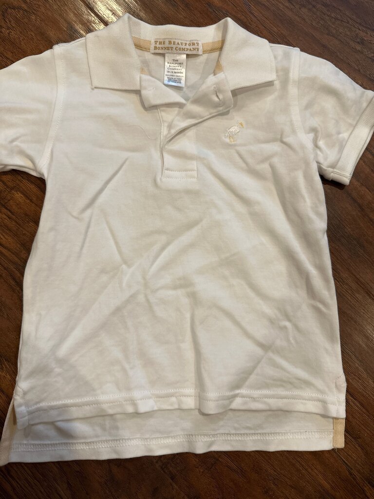 The Beaufort Bonnet Company White Polo Shirt