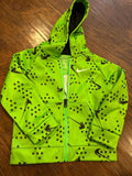 Nike Kids Green Hoodie with Dots