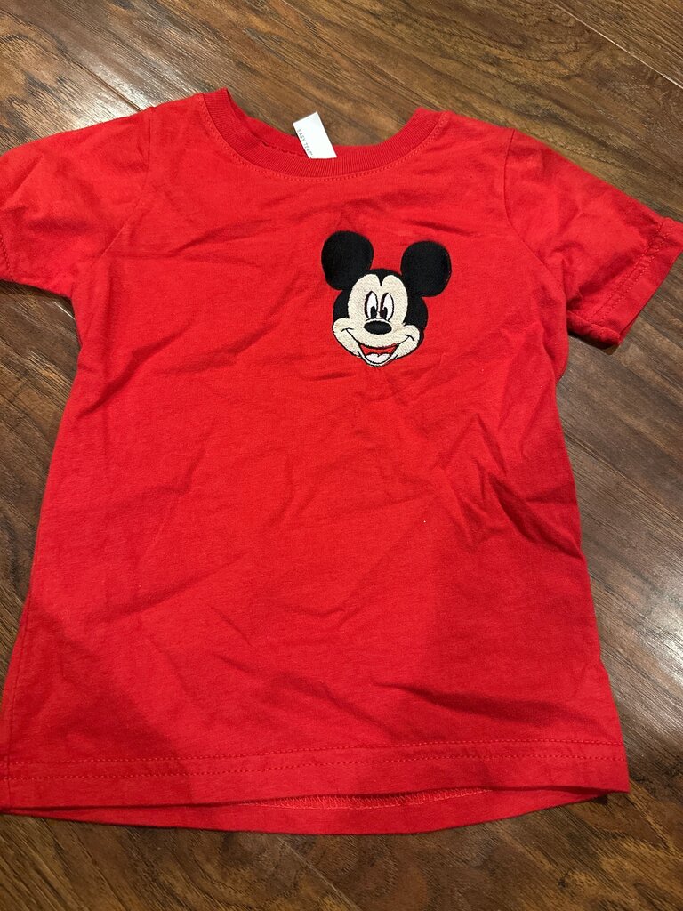 Red Mickey Mouse T-Shirt
