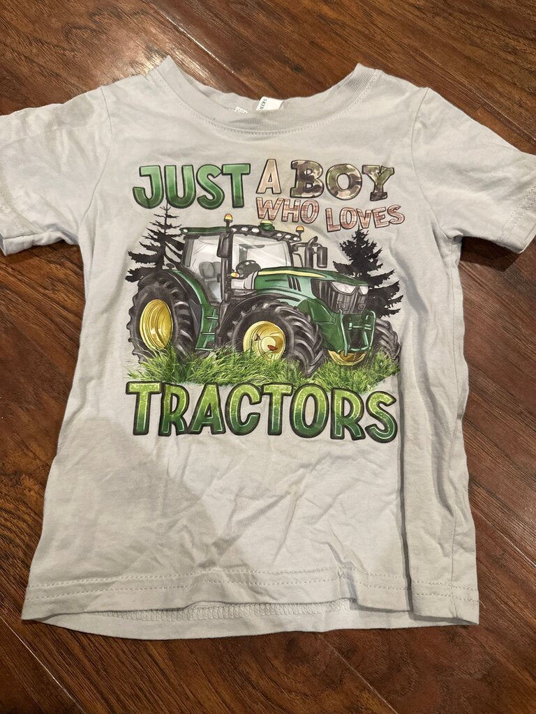 Just a Boy Who Loves Tractors T-Shirt