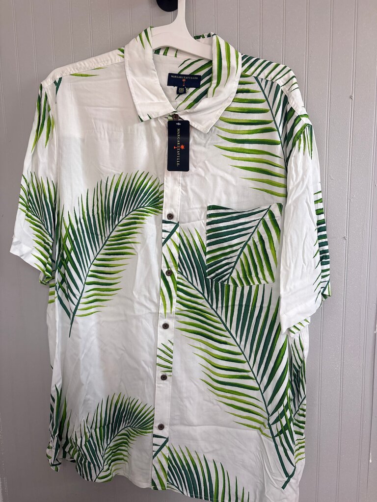 Palm Leaf Short Sleeve Shirt