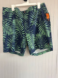 Green Palm Leaf Swim Shorts