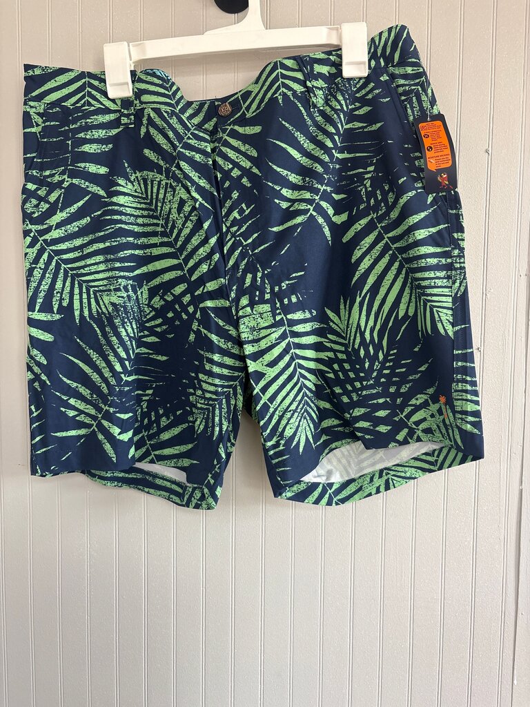 Green Palm Leaf Swim Shorts