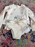 Girls' Starfish Print Swim Set