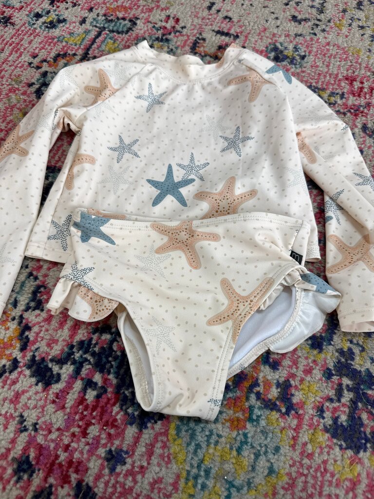 Girls' Starfish Print Swim Set