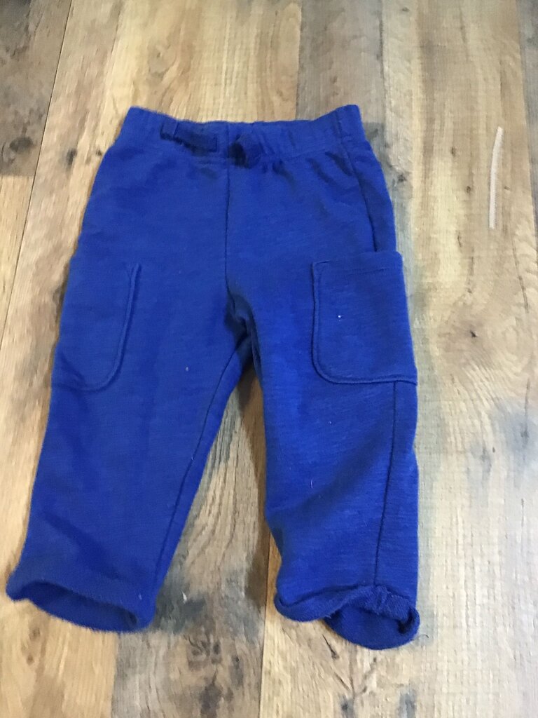 Boys Blue Sweatpants with Pockets