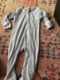 Blue Striped Sleep Suit