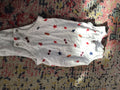 Toddler Sleeveless Onesie with Stars and Food Print