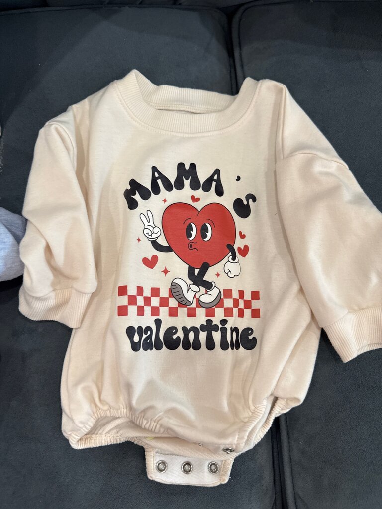 Mama's Valentine Graphic Bodysuit