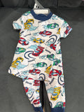 Boys' Cartoon Car Pajamas Set
