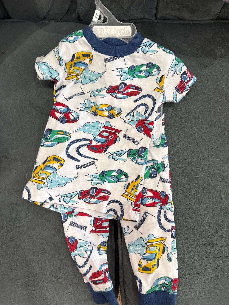 Boys' Cartoon Car Pajamas Set