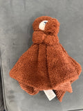 Brown Baby Lovey Blanket
