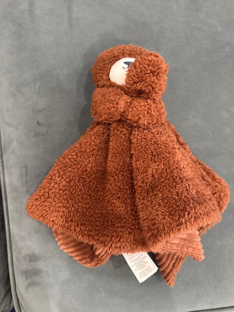 Brown Baby Lovey Blanket