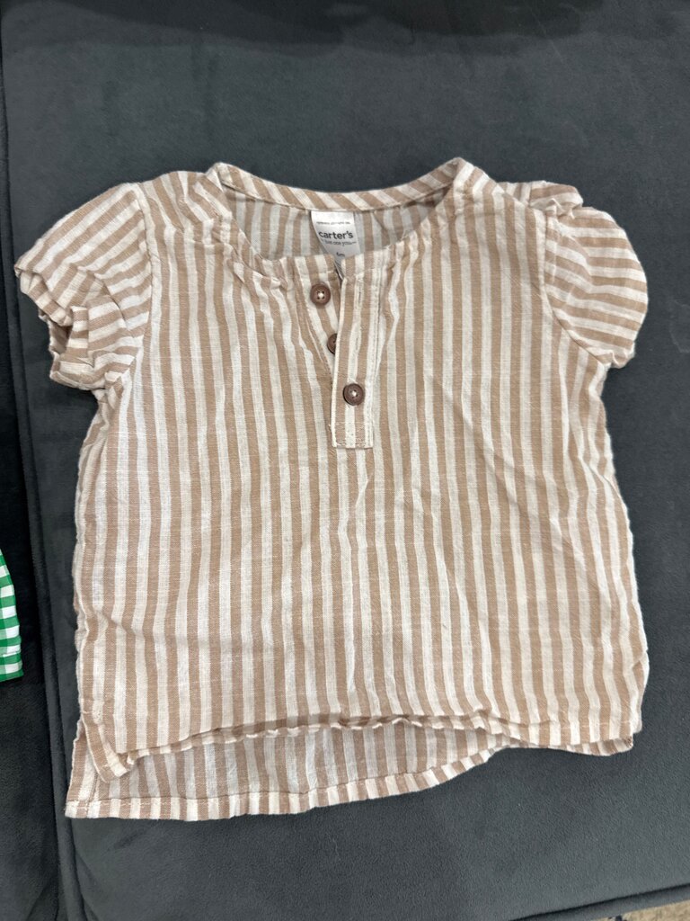 Carter's Striped Short Sleeve Shirt