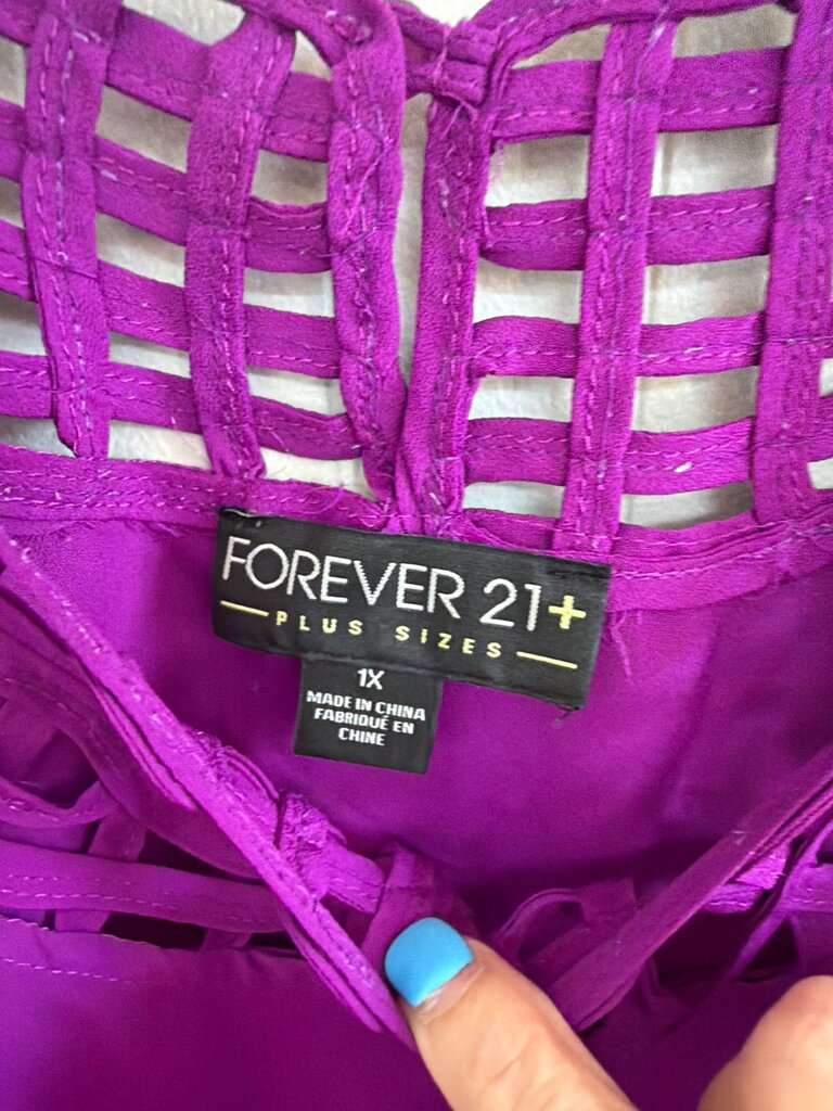 Purple Plus Size Dress by Forever 21