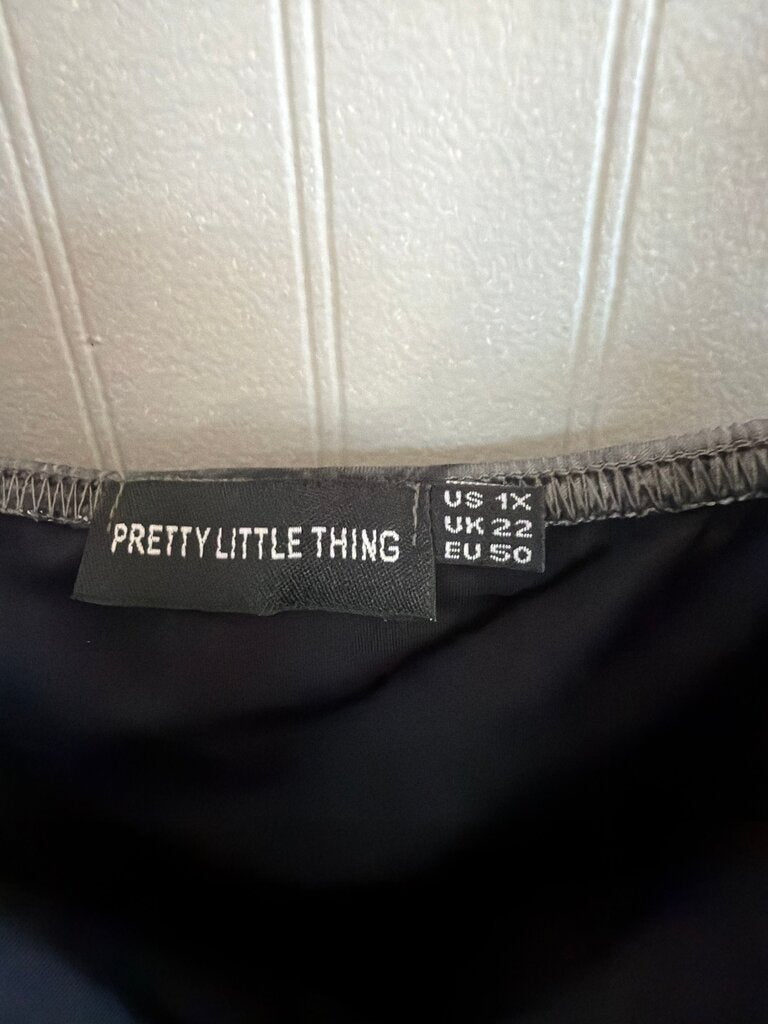 PrettyLittleThing Crocodile Print Camisole Dress