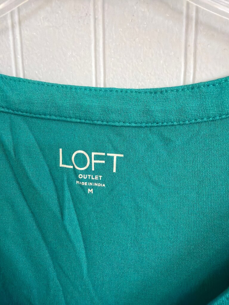 LOFT Outlet Teal V-Neck Top