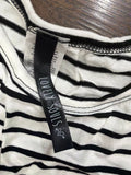 Lovely Souls Striped and Leopard Print Top