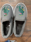 Capelli New York Dinosaur Pizza Print Slip-On Shoes