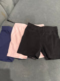 Girls' Cotton Shorts Set (Navy, Pink, Black)