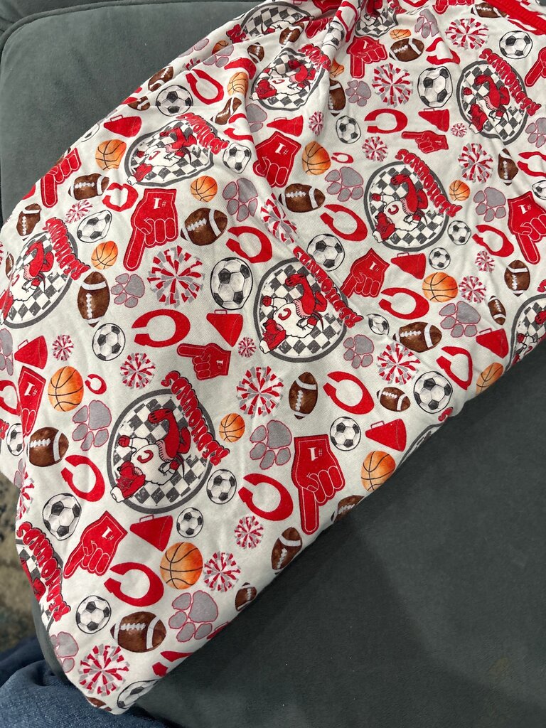 Sports Theme Fleece Blanket