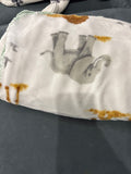 Soft Elephant Print Baby Blanket