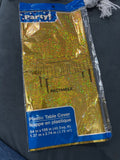 Gold Glitter Plastic Table Cover