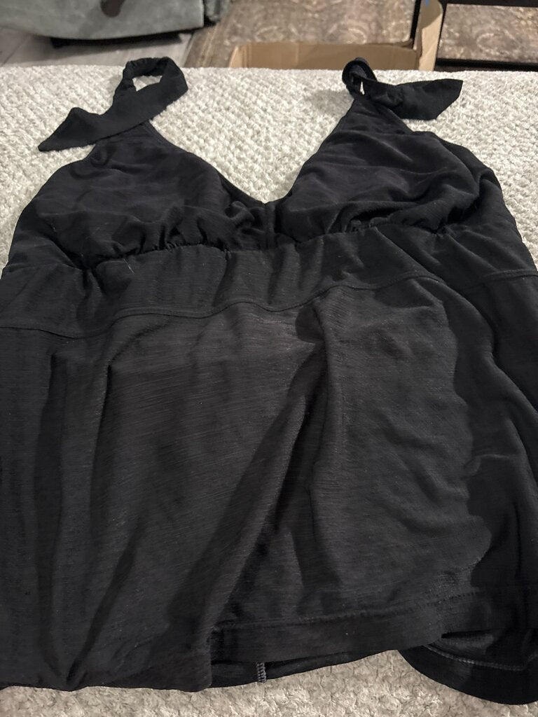 Sand N Sun Women's Black Swim Top