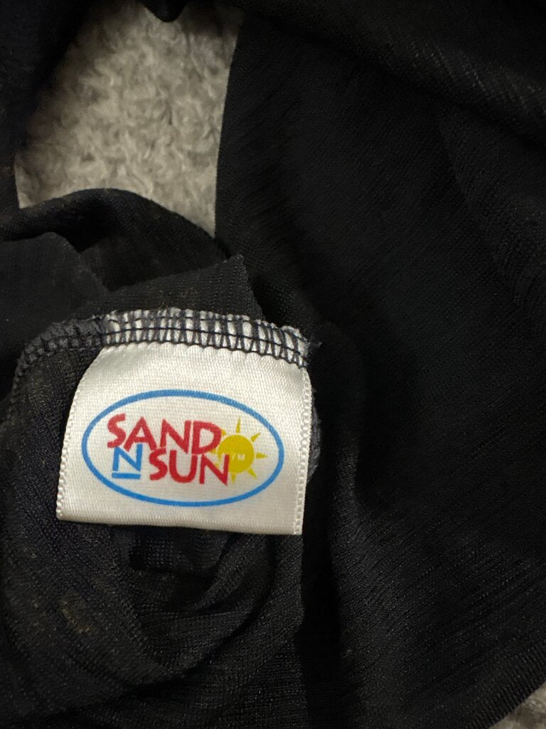 Sand N Sun Women's Black Swim Top