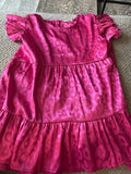 Girls Pink Leopard Print Dress