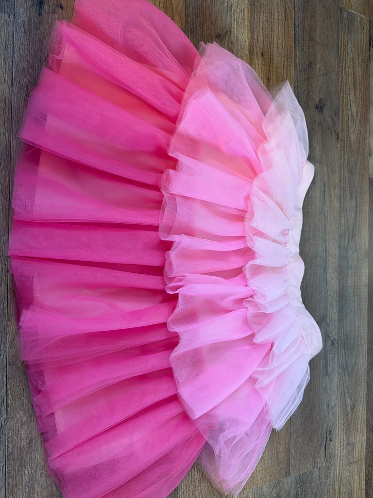 Girls' Pink Tulle Skirt