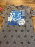 Blue Tiger Graphic Tee Shirt