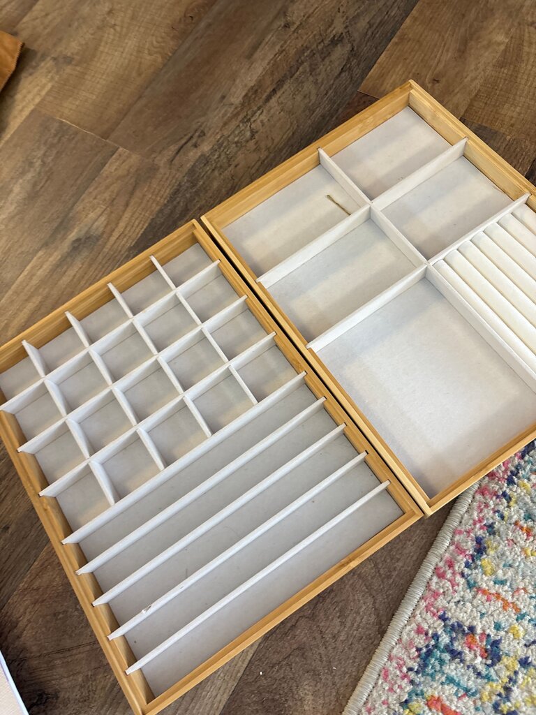 Bamboo Drawer Organizer Set