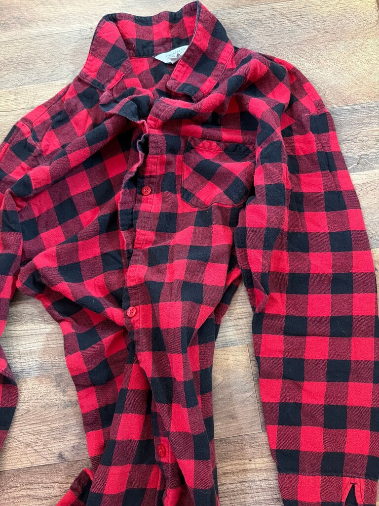 Charter Club Red and Black Plaid Shirt