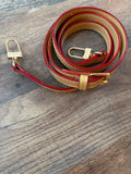 Stylish Gold and Red Dog Leash
