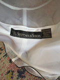 Whittall & Shon White Decorative Hat