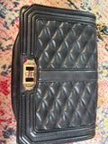 Rebecca Minkoff Black Quilted Handbag