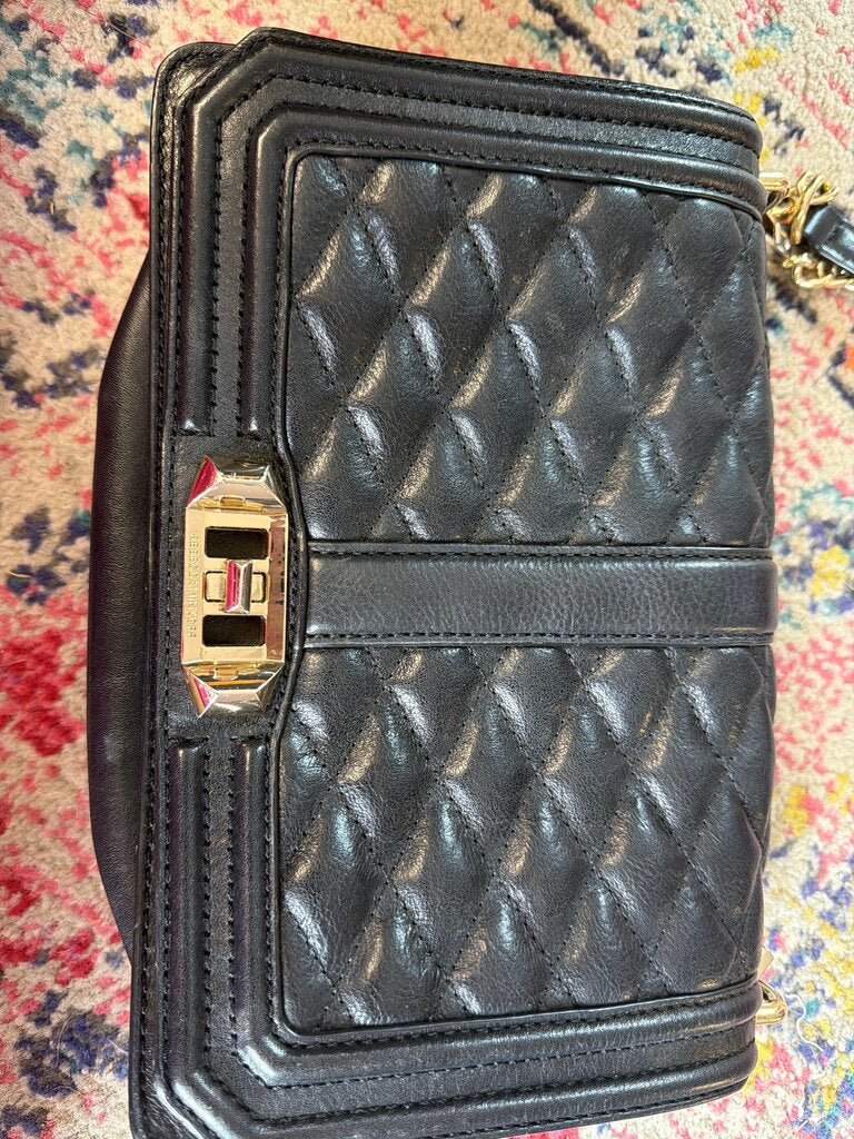 Rebecca Minkoff Black Quilted Handbag