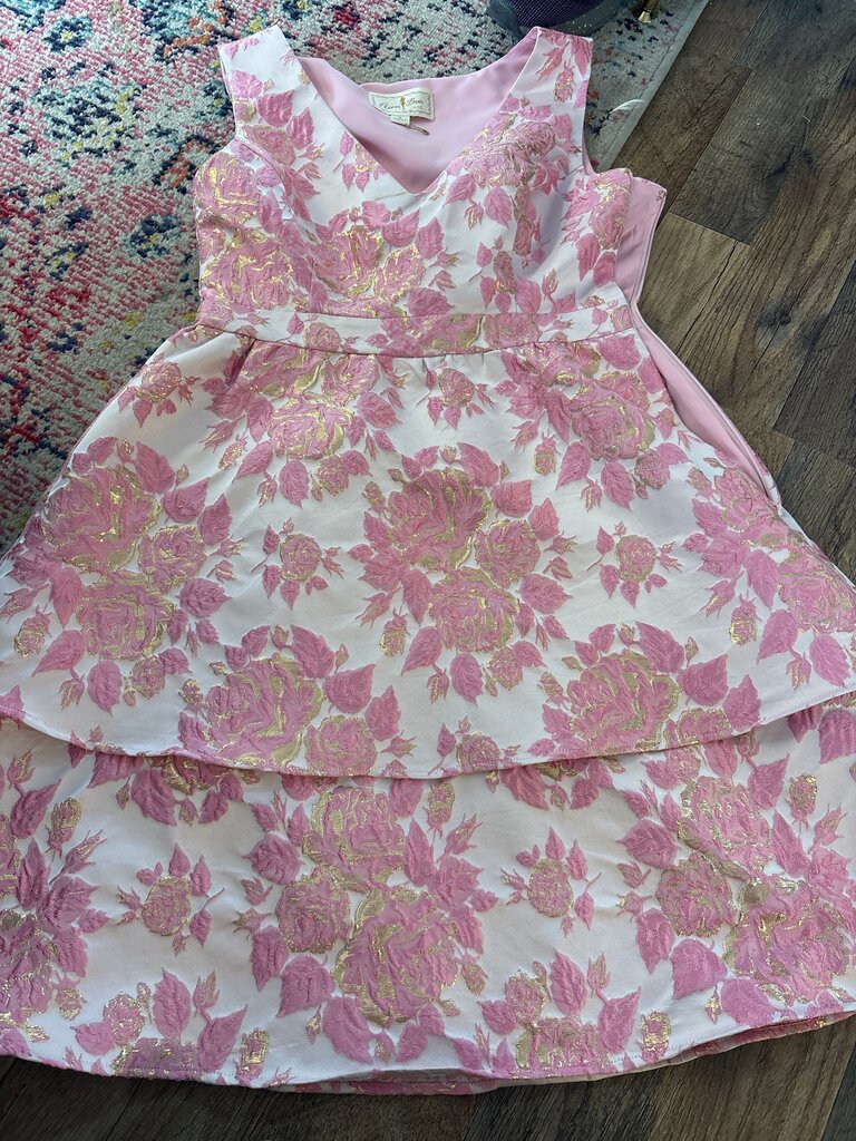 Flora Bea Pink Floral Dress