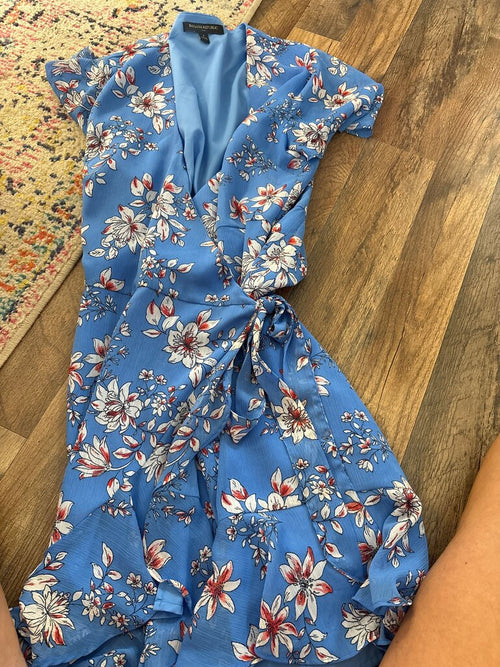 Banana Republic Floral Wrap Dress