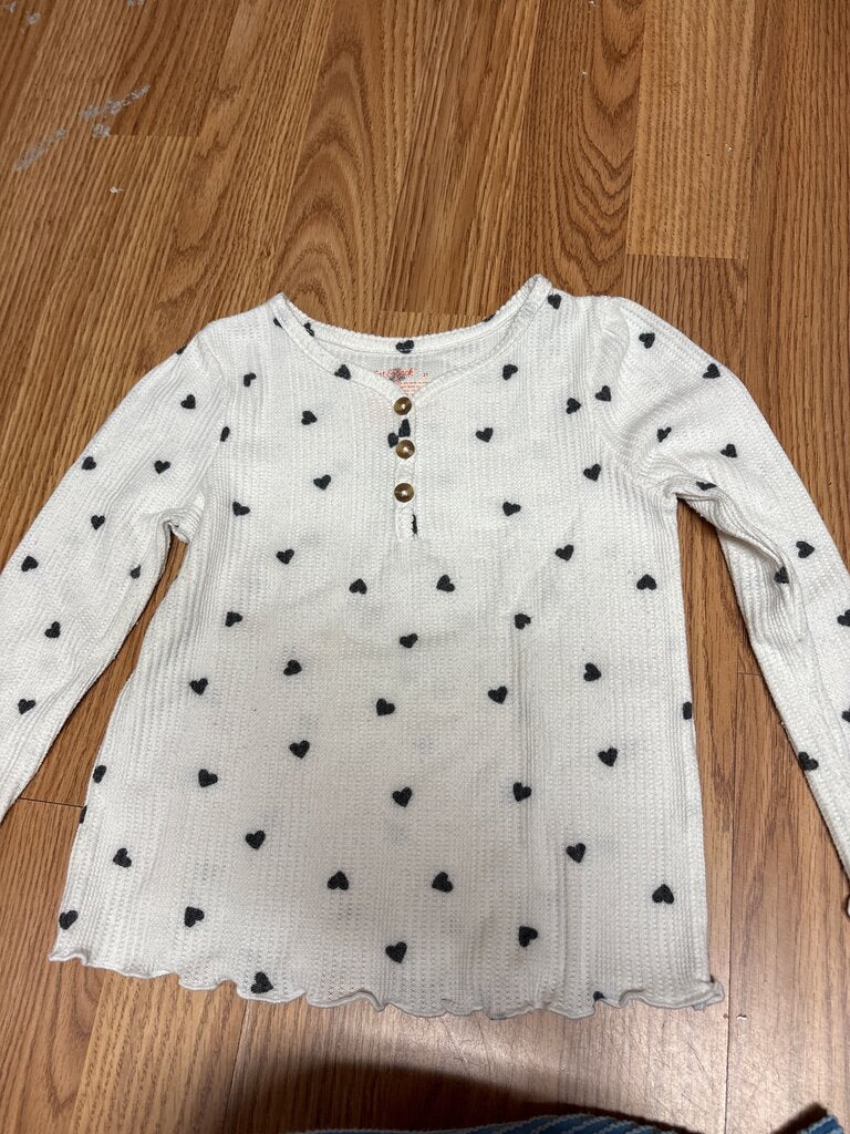 Cat & Jack Heart Print Top