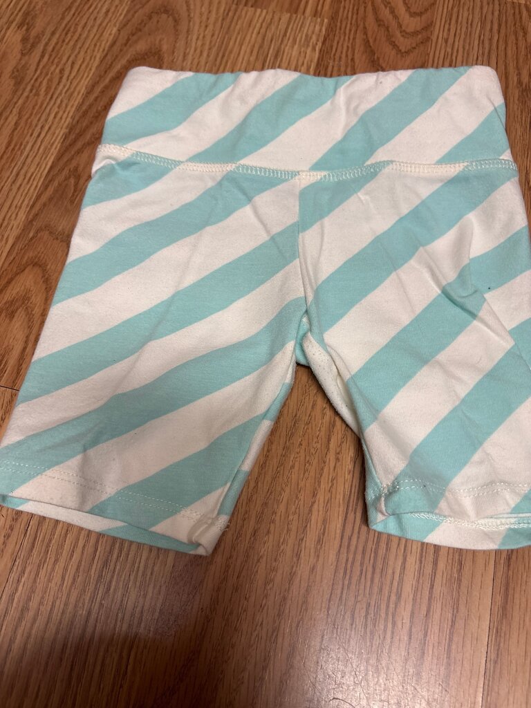 Barbie Girls' Light Blue Striped Shorts