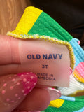 Old Navy Girls' 3T Colorful Striped Swimwear