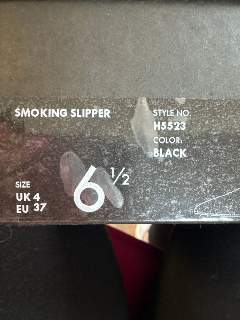 Black Smoking Slipper