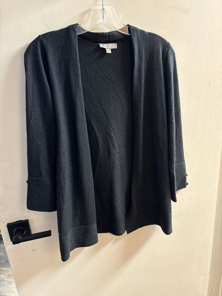 Black Cardigan Sweater