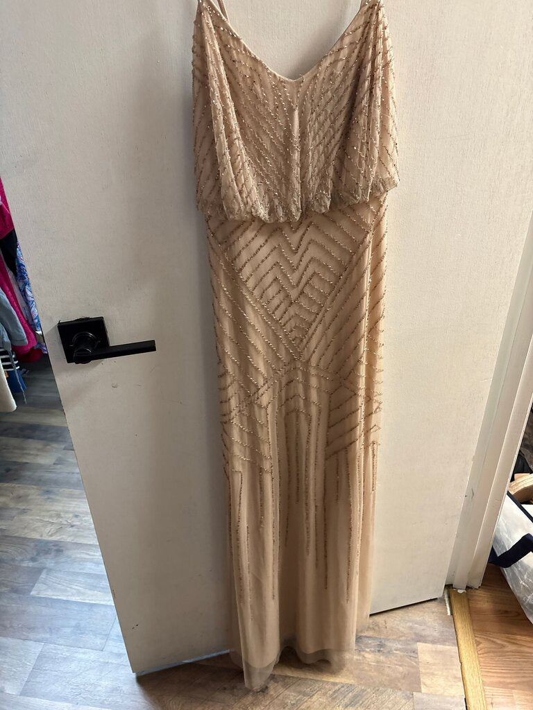 Adrianna Papell Beaded Evening Gown