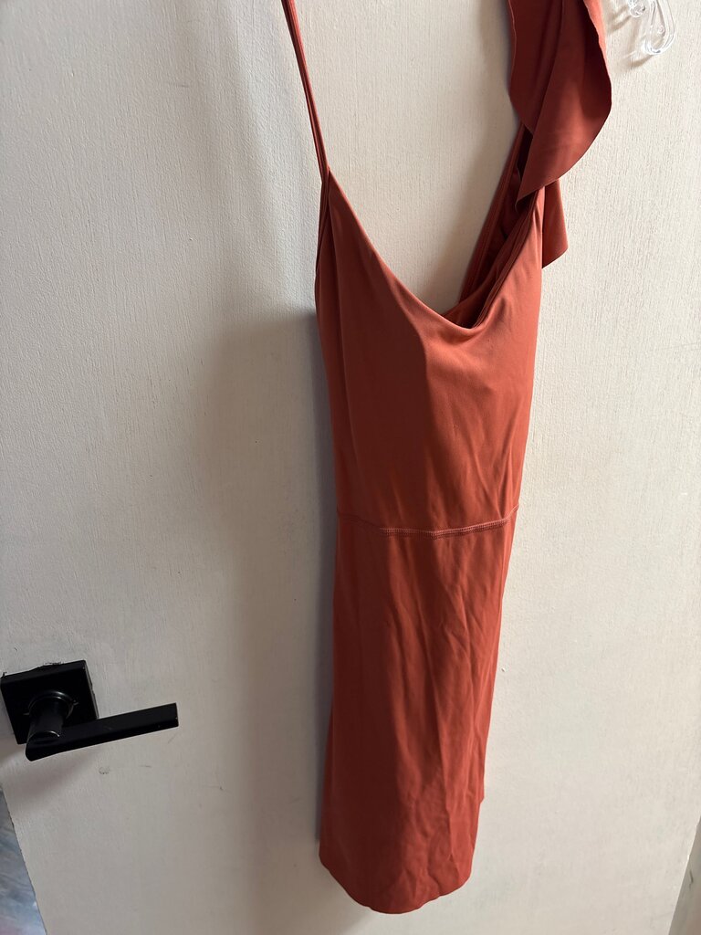 Rust Red Spaghetti Strap Dress