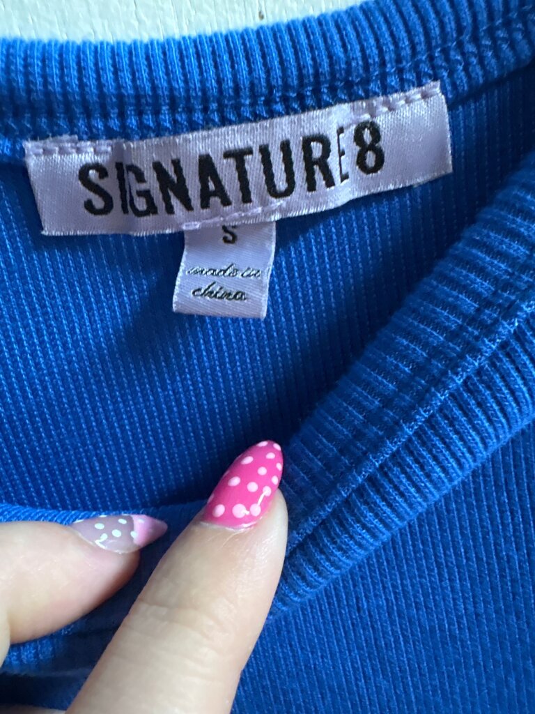 Signature 8 Women's Blue Tank Dress