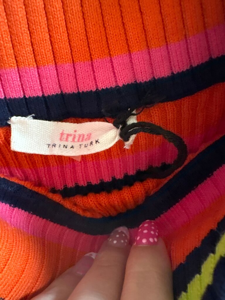 Trina Turk Colorful Striped Dress